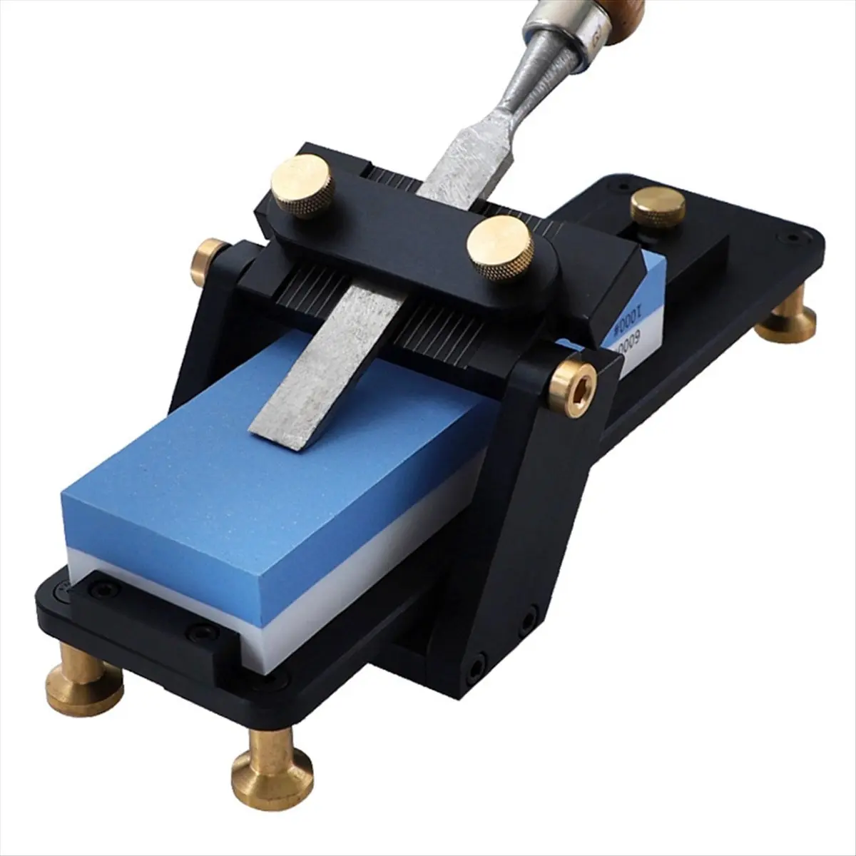 DT35BG Sharpener Combination Suit Quick Sharpening Stand Fixed Angle Sharpener Woodcutter Chisel with Grindstone