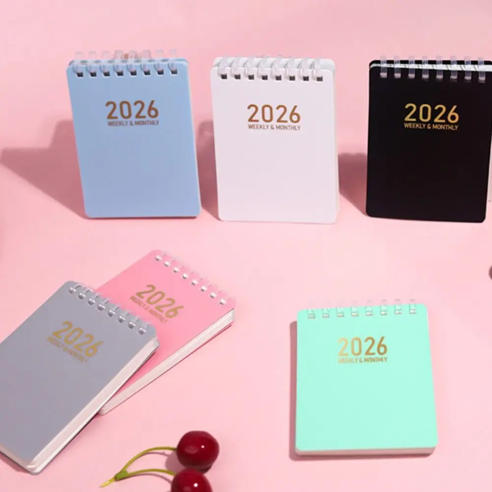 Compact A7 To Do List Notebook English Version Mini Schedule Notepad Portable 2026 Agenda Book School Office