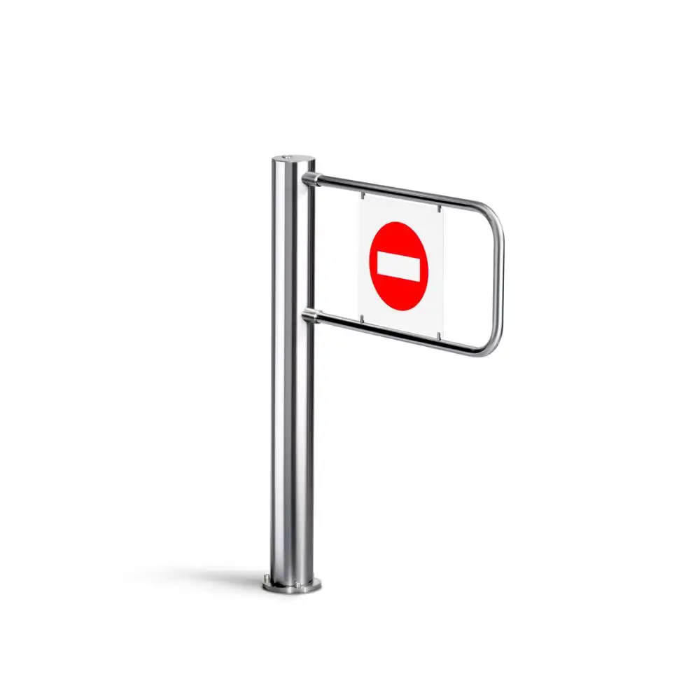 Security Turnstile One Way Supermarket Automatic Gate Bi-Directional Automatic Entrance and Exit Access Control Swing Gate
