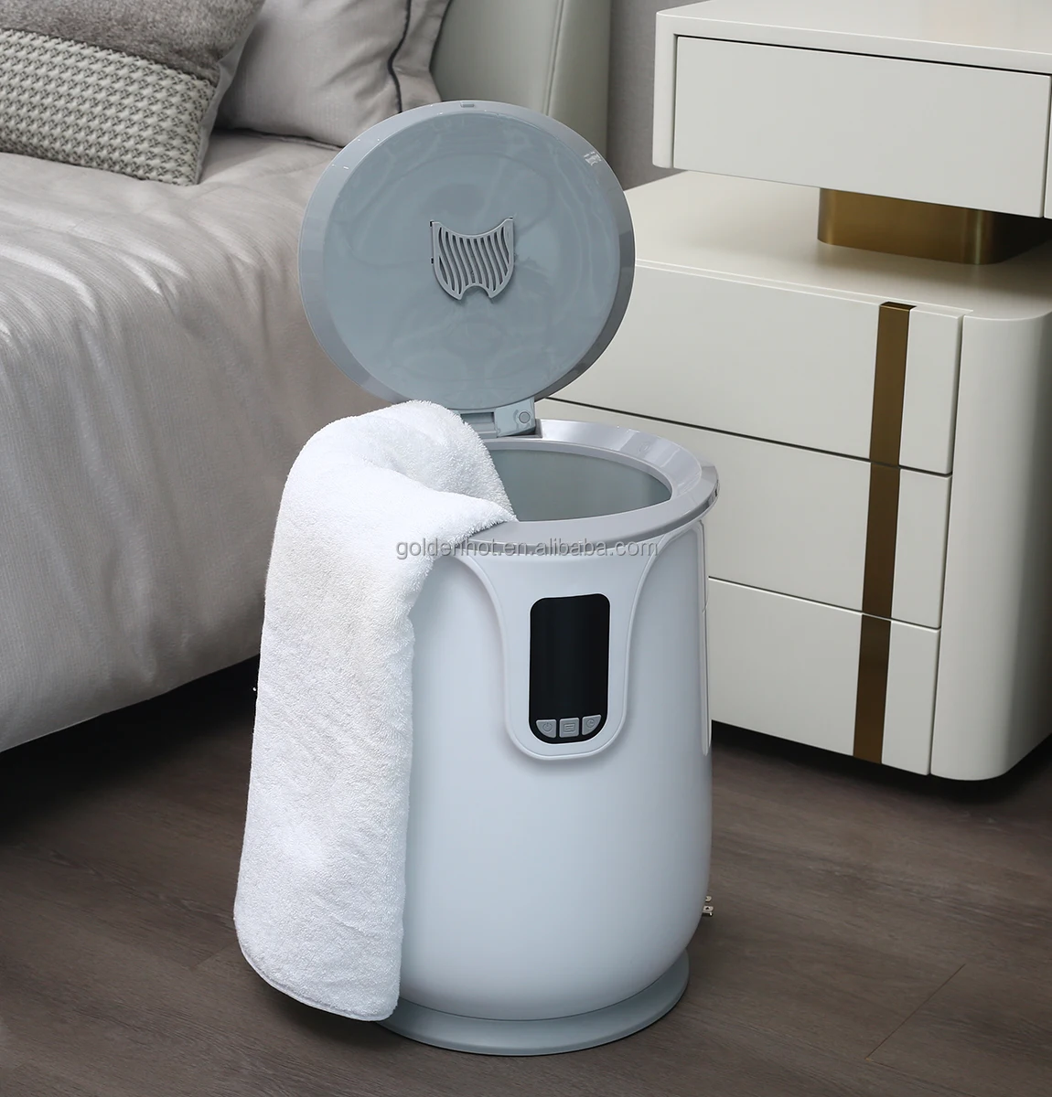 2025 Latest 20L Standing electric towel heating bucket  LED Display and Child Locks Smart Electric Household Hot Towel Heater