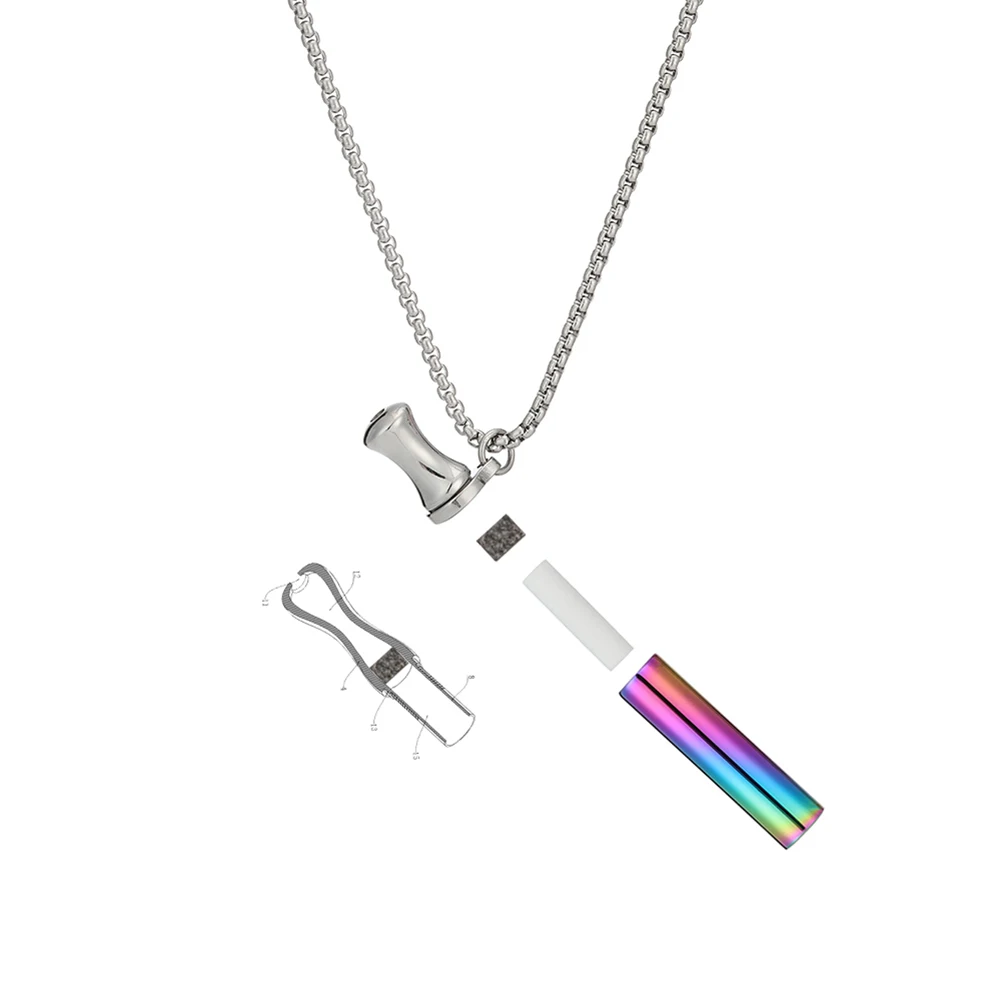 

Breathing Necklace for Stress Relief Clam Down Breathing Exercises Relieve Stress Anxiety Necklace for Women Men