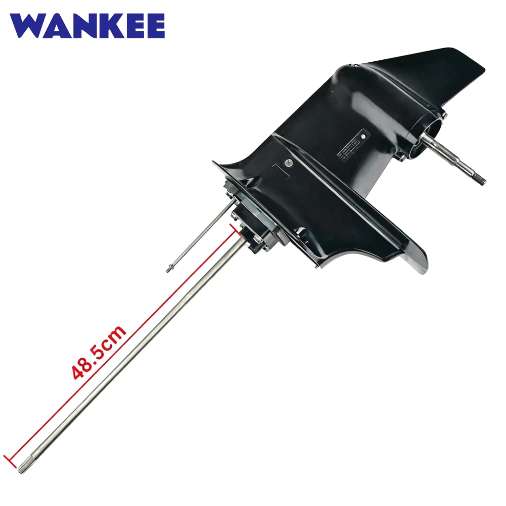 Long Lower Unit Assy 66M-45300-11-4D For Yamaha 9.9HP 15HP 2/4 Stroke Outboard Engine Parsun Hidea Powertec 66M-45300-13-8D