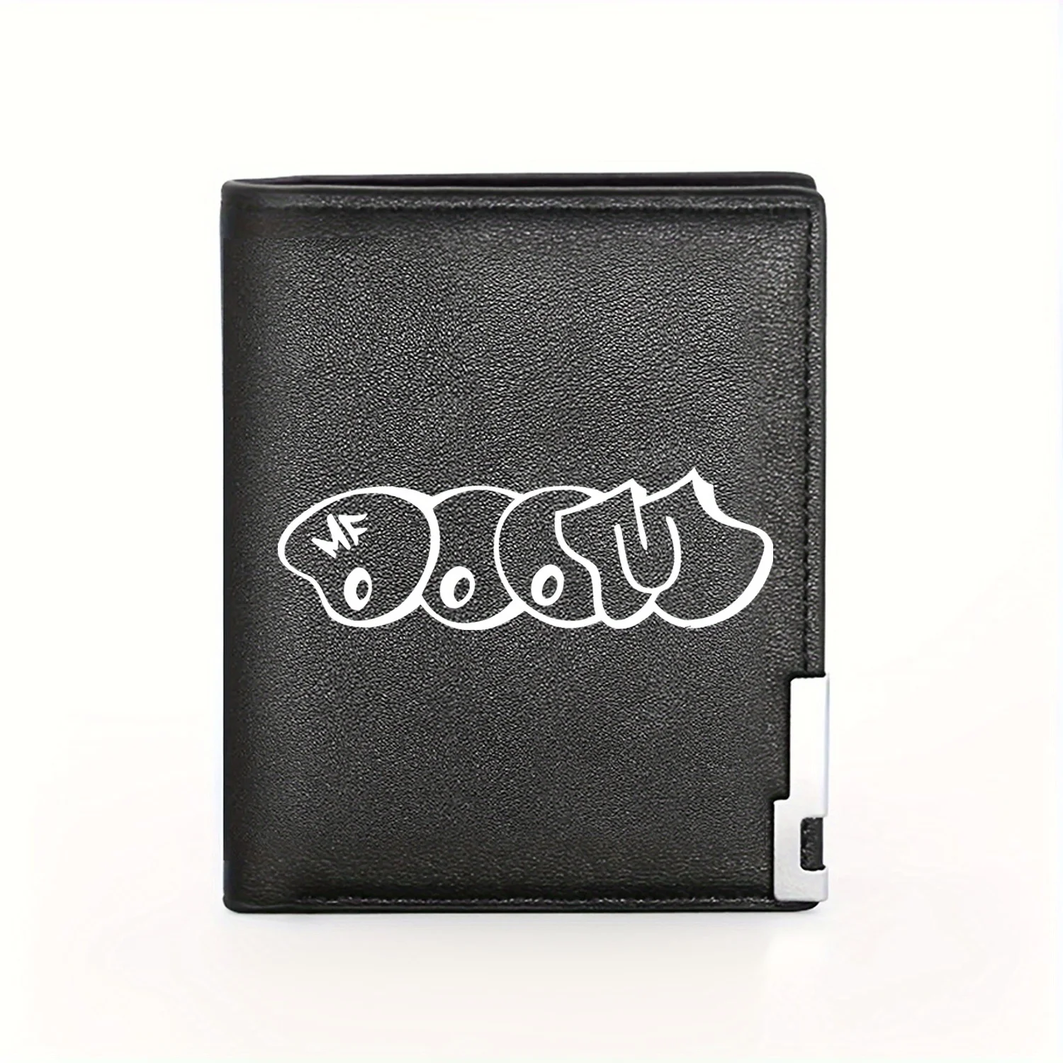 MF DOOM Graffiti Design Stylish Wallet for Men Business Casual Elegant Simple Practical Quality Wallet Stylish Printing Graphic