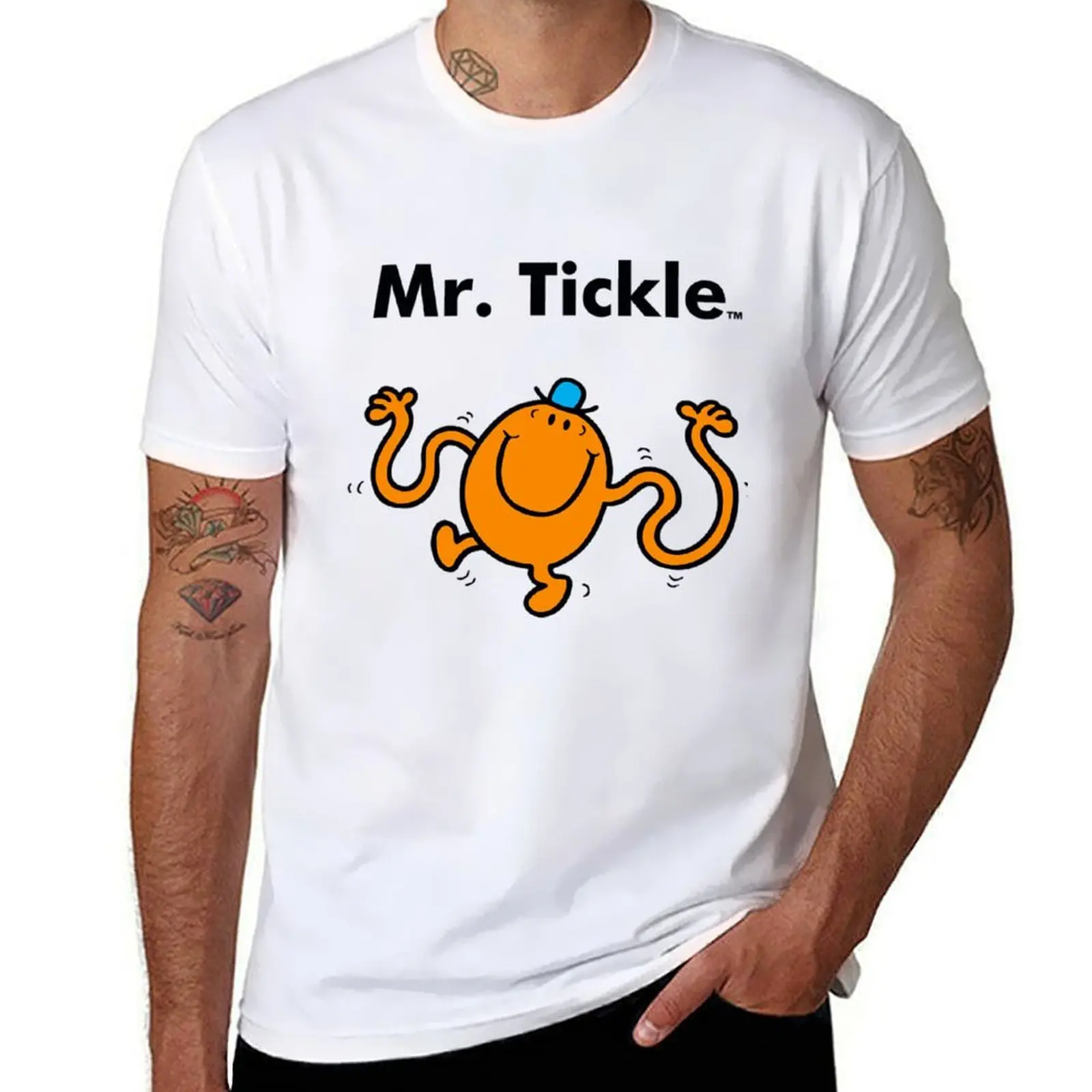 

Mr. Tickle Will Tickle T-Shirt t shirt man designer cotton t shirts man 100% T-Shirt