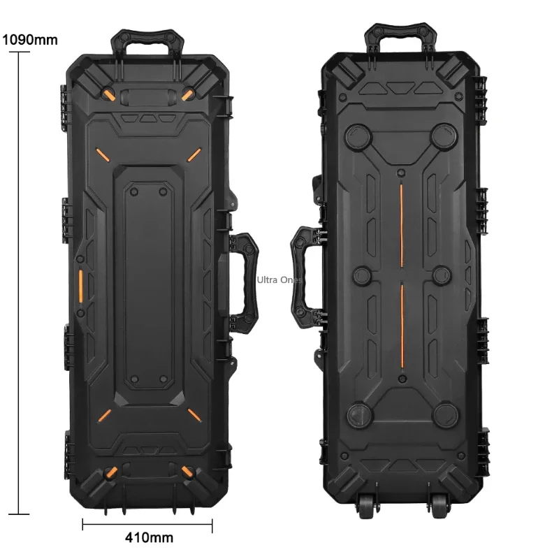 Imagem -05 - Tactical Rifle Protective Box Impermeável Grande Airsoft Tiro Caça Portátil Pistol Hard Case For Câmera Gun Storage