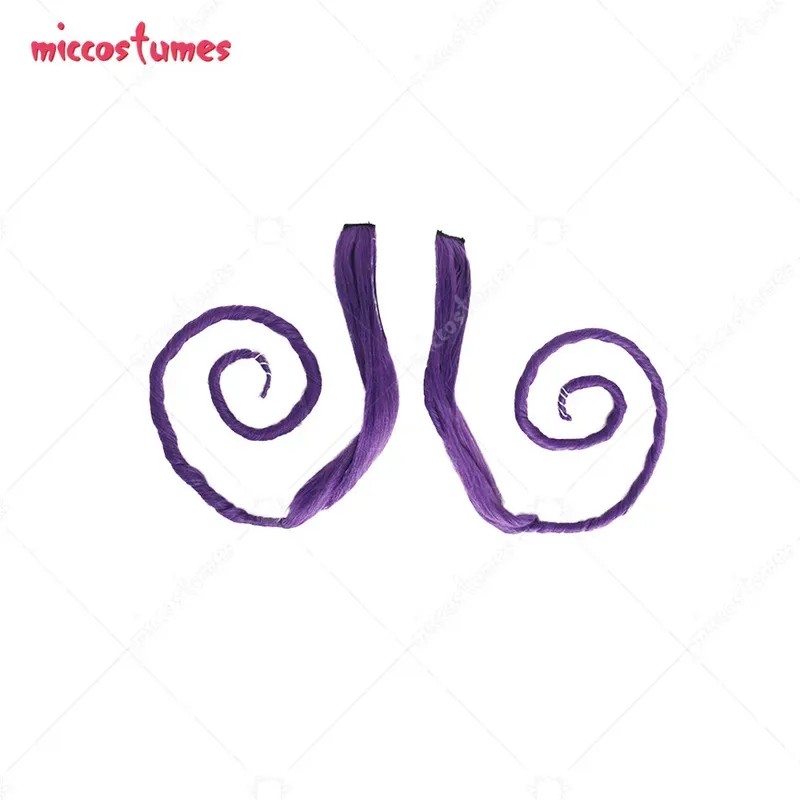 

CyWomens Anime Blair Short Wavy Purple Wig for Women Cosplay Halloween Wig