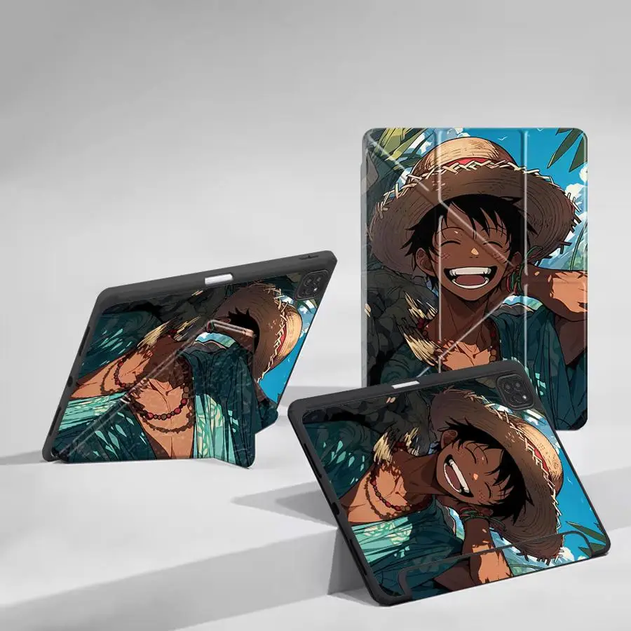 One P-Piece Holder Cover Tablet Case For iPad Mini 6 7 Pro 2025 Air 4 5 M3 M2 M4 11inch Pro 11 10 9 8 7 th 12.9inch
