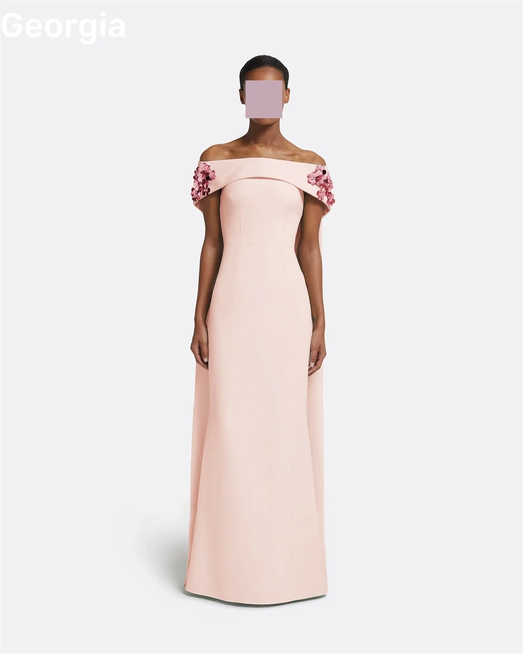 فساتين سهرة فاخرة عمود مخصص خارج على الكتف طول الأرض كشكش فساتين لحضور الحفلات الموسيقية كاب الأشرطة Vestidos De Fiesta سحاب U #2