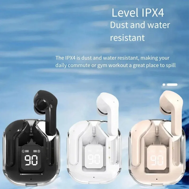 True Wireless Earbuds Noise Cancelling Bluetooth - White Green Pink Blue Black Colors, Wireless Earbuds with Charging Case