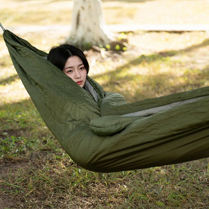winter-insulated-camping-hammock-windproof-cold-weather-sleeping-bag-hammock-for-single-anti-roll-heavy-duty-outdoor