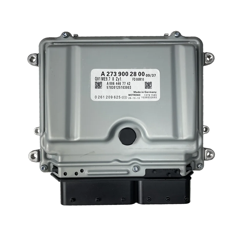 وحدة التحكم في محرك الكمبيوتر الأصلية 0261209625 Ecu Ecm ومضي لمرسيدس بنز A2739002800