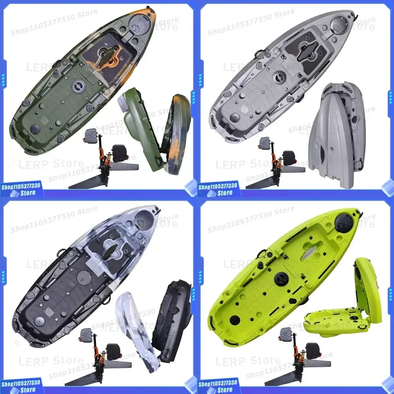 Plastic Kayak Pedal Kayak Fishing Boat Two Parts Foldable Kayak/kajak Aluminum Seat