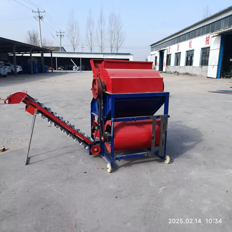 High Quality Automatic Groundnut Harvest Picking Machine 2 Acres/H High Output Wet Dry Peanuts Picker with Core Motor