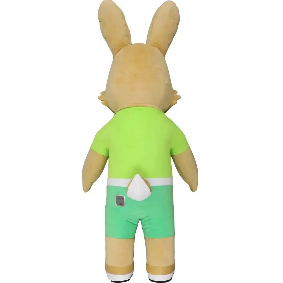 نفخ أرنب الذئب زي التميمة 2 متر/2.6 متر عيد الميلاد حفلة تنكرية لطيف أرنب كارون زي بدون بطارية