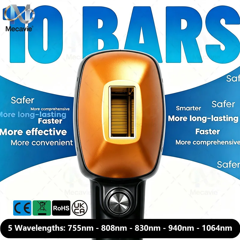 2026 New 5‑Waves 4‑In‑1 Laser Beauty Device Ice Cooling Painless Hair Removal Tattoo Removal Skin Rejuvenation Salon Sap Machine