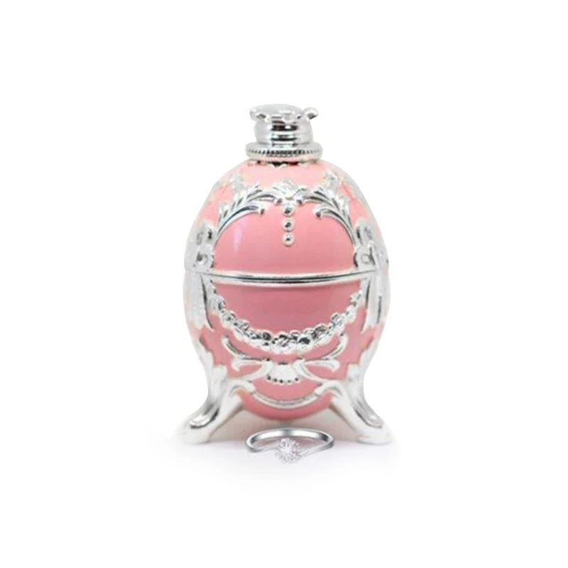 Happy Egg Diamond Inspection Viewer from Japan, Hearts & Arrows Scope, Enamel Decorative Jewelry Ring Storage Box for Gemologist