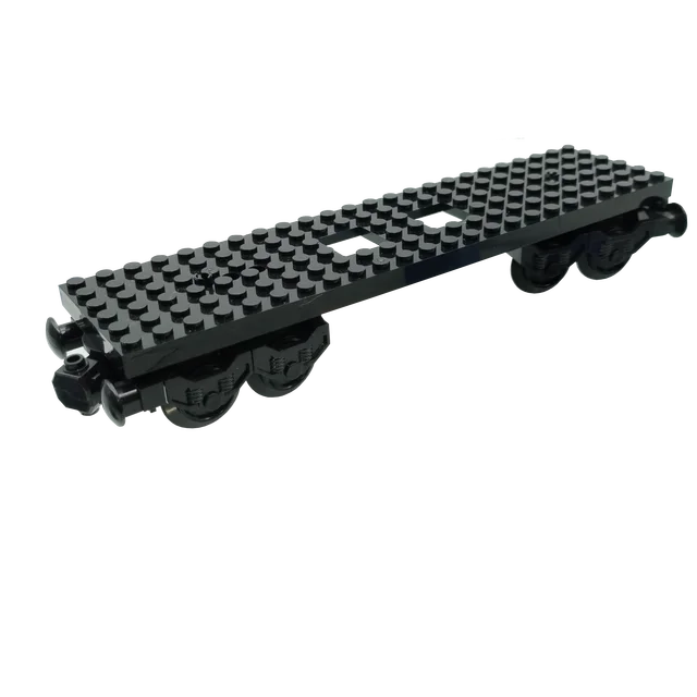 Techniczne zabawki MOC dla dzieci pociąg miejski 6x24 podstawa wózek kołowy klocki części zmontowane kreatywny pomysł DIY prezent