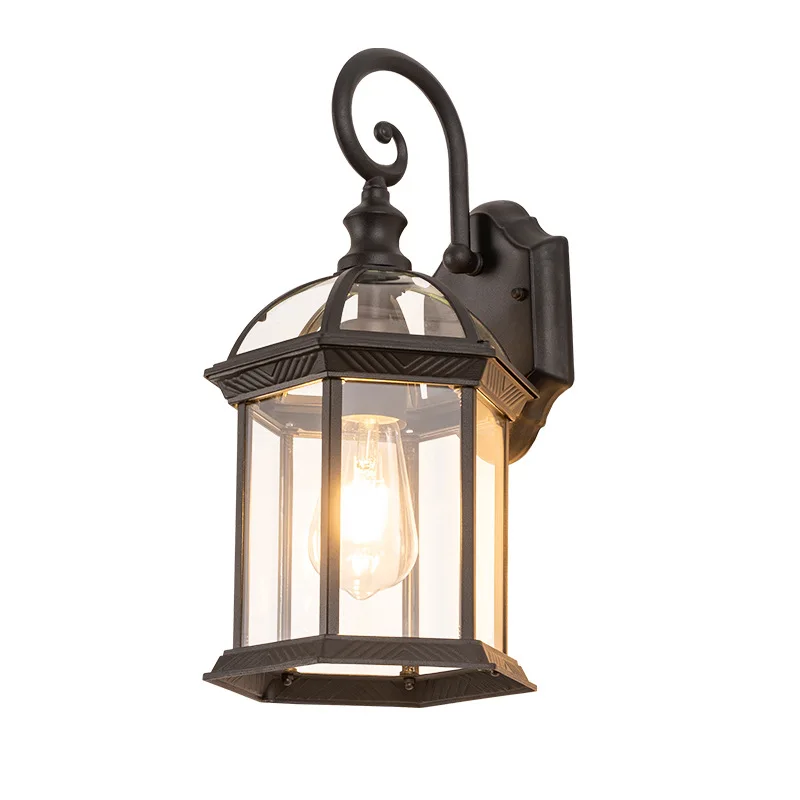 

Outdoor waterproof wall lamp Outdoor European-style villa corridor courtyard lamp Exterior wall garden Simple balcony Gate terra