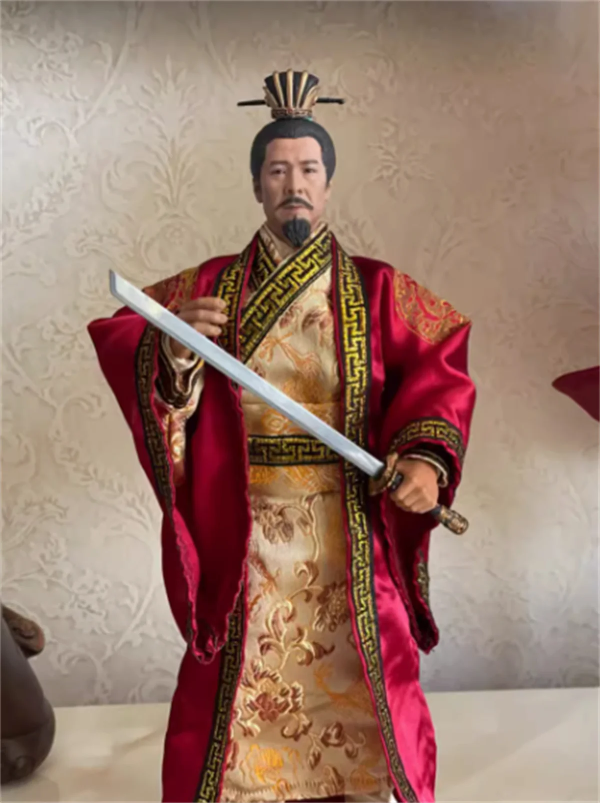 1/6 Chinese Ancient Tradition Robe Dress Man robe Suit Three Kingdoms for 12 inch Figure Clothing Chinese civil servants Model