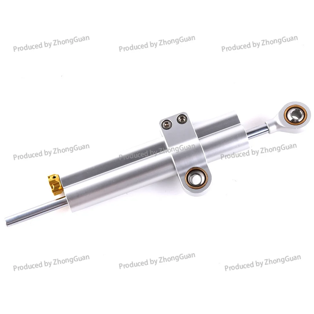 Motorcycle Damper Buffer Handlebar Director Double Barrel Shock Absorption Stabilization Handlebar Damping Titanium Ruler