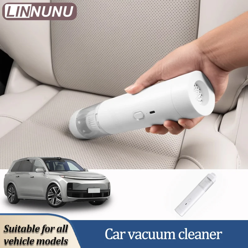 Linnunu Fit for All Vehicle Models Car Interior Cleaning Supplies Car Vacuum Cleaner Car Cleaning Filter Handheld High-Rise Wet and Dry All-In-One Mall Same Style Vacuum Cleaner for Whole Cleaning Travel Easy to Dust