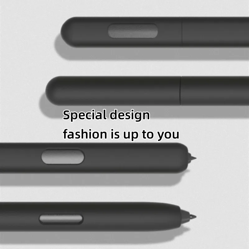 Silicone Pencil Case Tablet Touch Stylus Pen Cover Solid Color for Samsung Galaxy Tab S6 Lite S Pen S7 FE S8 Ultra S9 Plus image 5