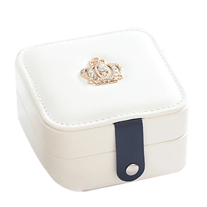 Creative Crown Jewelry Organizer Display Travel Jewelry Case Boxes Portable Jewelry Box Storage Organizador