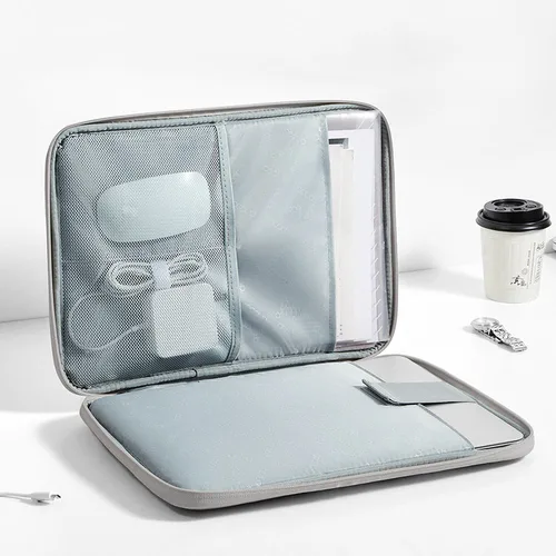 Imagen 2 del producto Bolso de cuero PU, bolso para tableta, bolso para portátil adecuado para Apple Mac, Lenovo, Xiaomi, Huawei