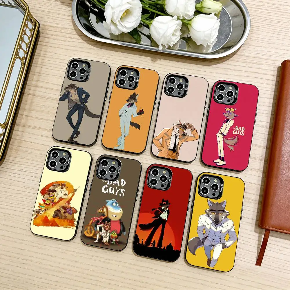 

The Bad Guys Phone Case For iPhone17,16,15,14,13,12,11 Plus,Pro Max Black Candy silver phone case