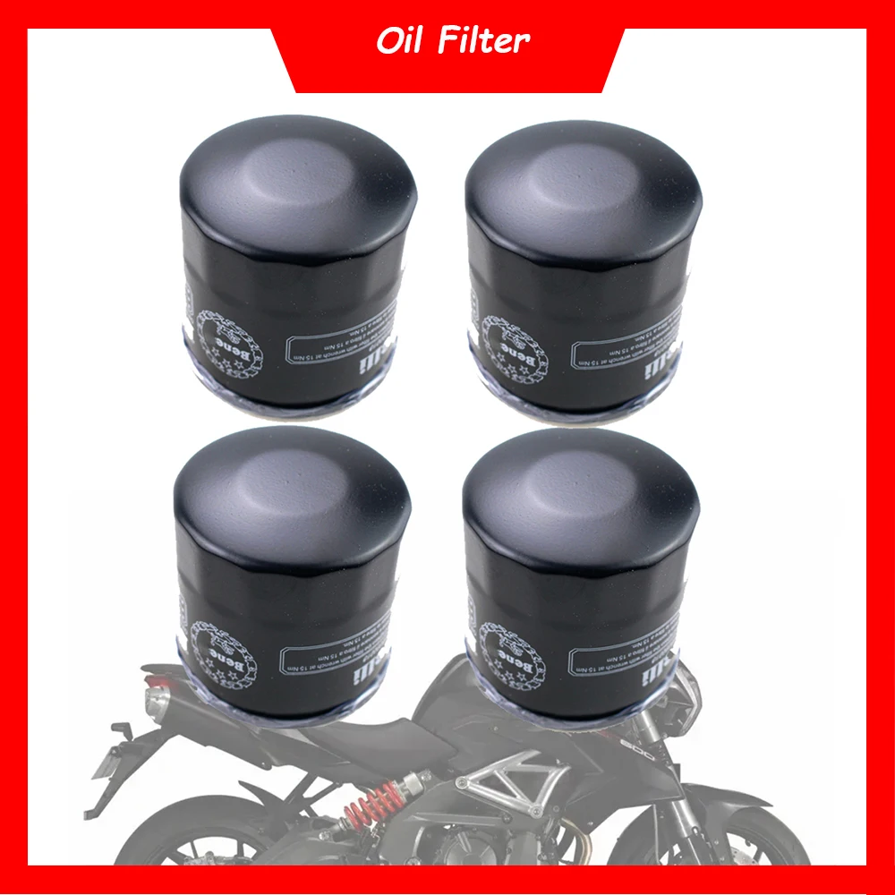 Motorcycle Engine Oil Filter For Benelli BN302 BN600 TNT300 TNT600 STELS 300/600 502C BJ500 TRK502 Leoncino 500 TNT600 TNT300