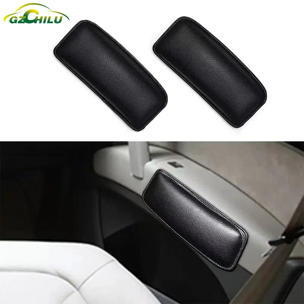 Car Knee Cushion, Soft Leather Car Door Armrest Pad for Knee, Leg, and Elbow Support Universal Car Center Console Cushion