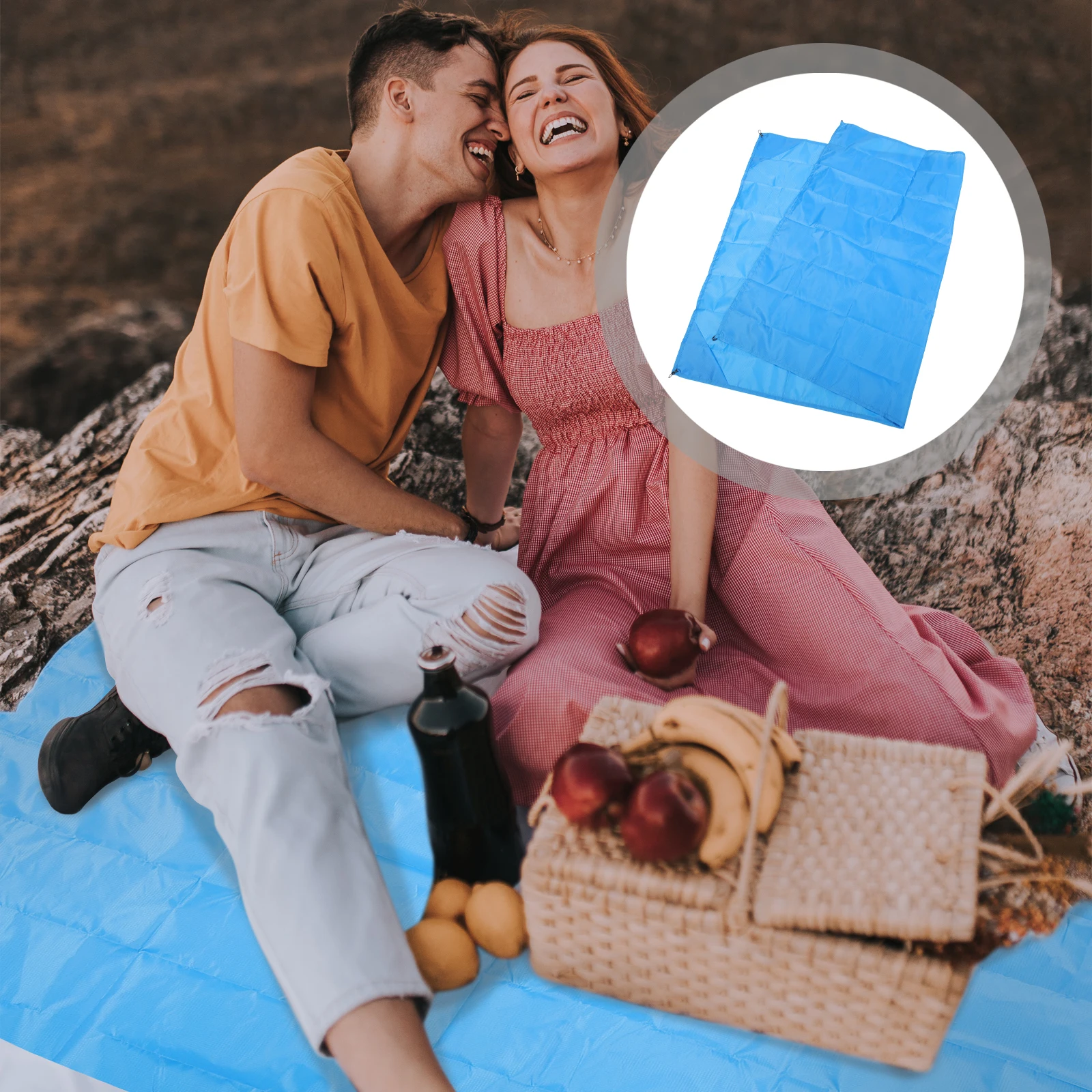 

Portable Picnic Blanket Foldable Waterproof Outdoor Mat Lightweight Durable for Beach Picnics Hiking Camping Beach Blanket
