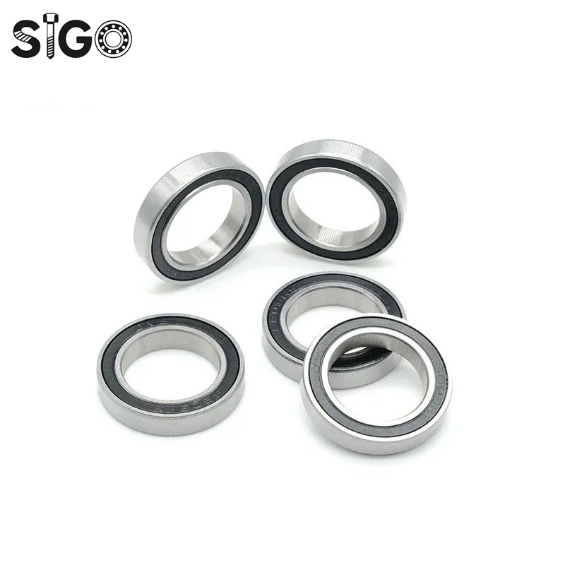 High Quality Bearing 1PC 16004RS 16004-2RS Rubber Sealing (20*42*8MM) Deep Groove Ball Bearing ABEC-1