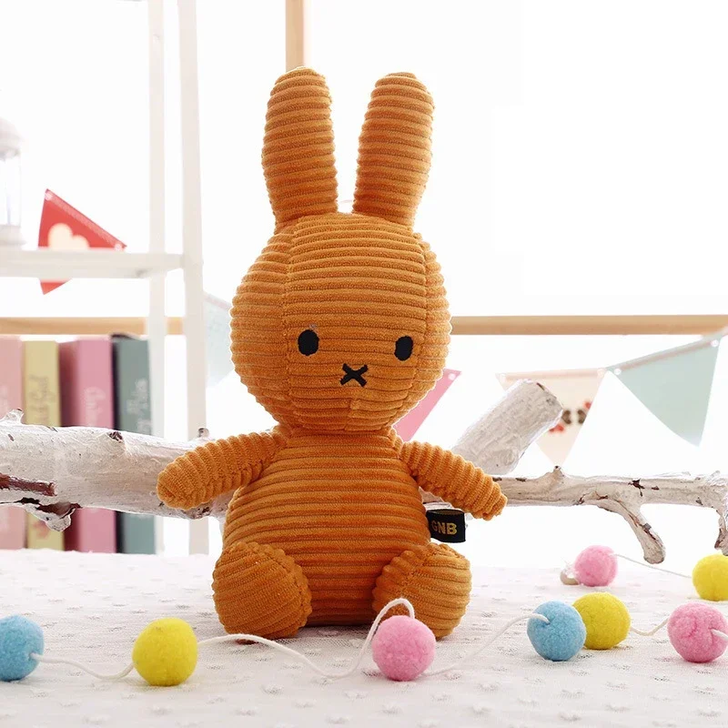 Original Cartoon Miffy Rabbit Plush Toys Kawaii Baby Accompany Highquality Plushie Doll Cute Room Decoration Children\'s Gift