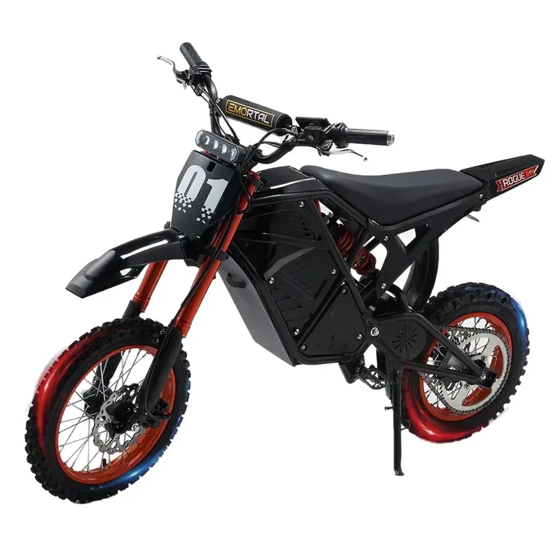 electric bicycle 3000W motor 48V 23AH battery 60km/h e bike shock absorber hydraulic brake mountain off-road electric motorcycle image 4