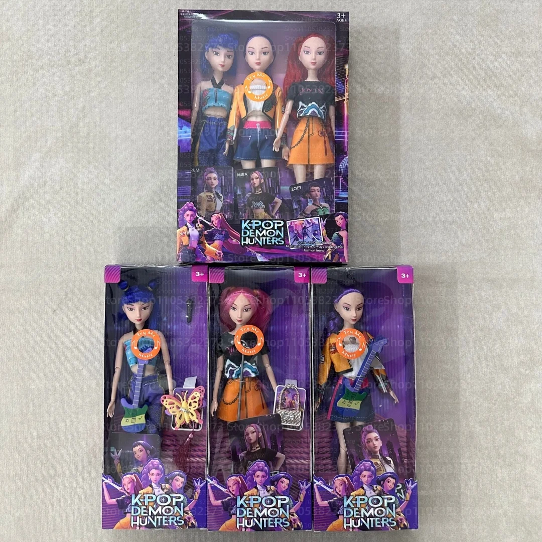 2026 NEW KPop Devil Hunter Rumi Mira Zoey Anime Figure Set - Cute Cosplay Dolls Action Figures - Birthday Gift for Kids