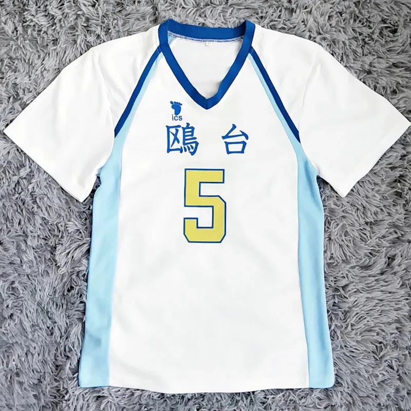 dd12Anime Japanese Haikyuu!! Korai Hoshiumi Jersey Sports Cosplay Volleyball Shirts Costume Set