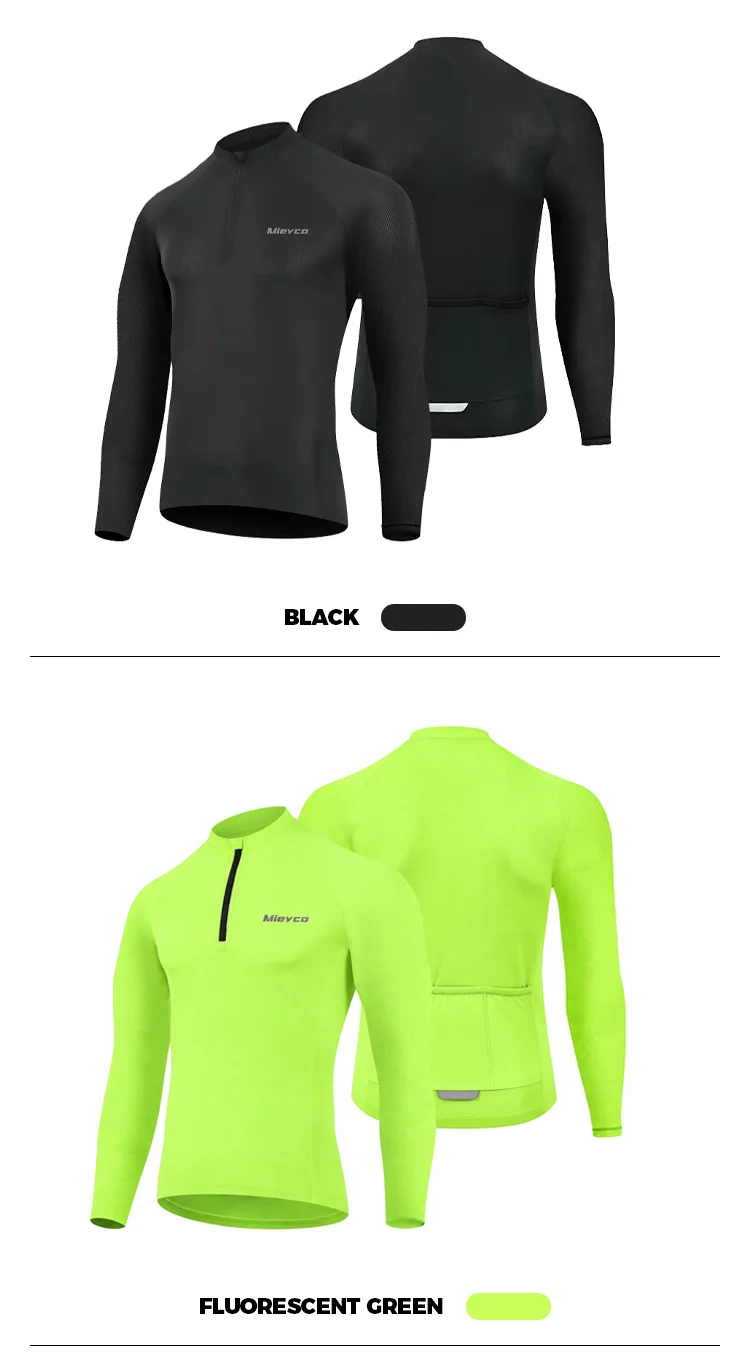 Langarm-Radtrikot für Herren, schnelltrocknend, atmungsaktiv, MTB-Rennrad-Shirt, Maillot Ciclismo Hombre, Rennsportbekleidung – Detail 5