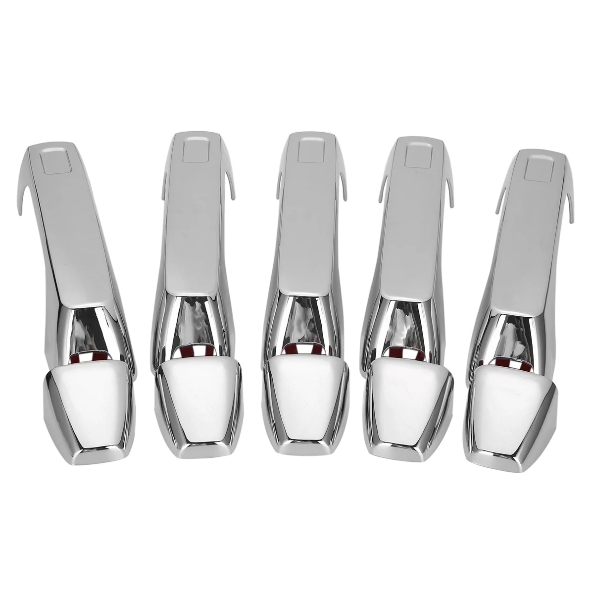 

5PCS Car Front & Rear Door Handle Cover Trim for Hummer H3 H3T 2006-2010 Exterior Door Chrome Handle Bezel