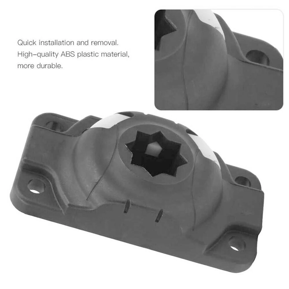

Rod Holder Mount Base for Kayaks Canoes and Inflatable Boats Designed to Fit Slide Rail Systems with Mounting Hardware