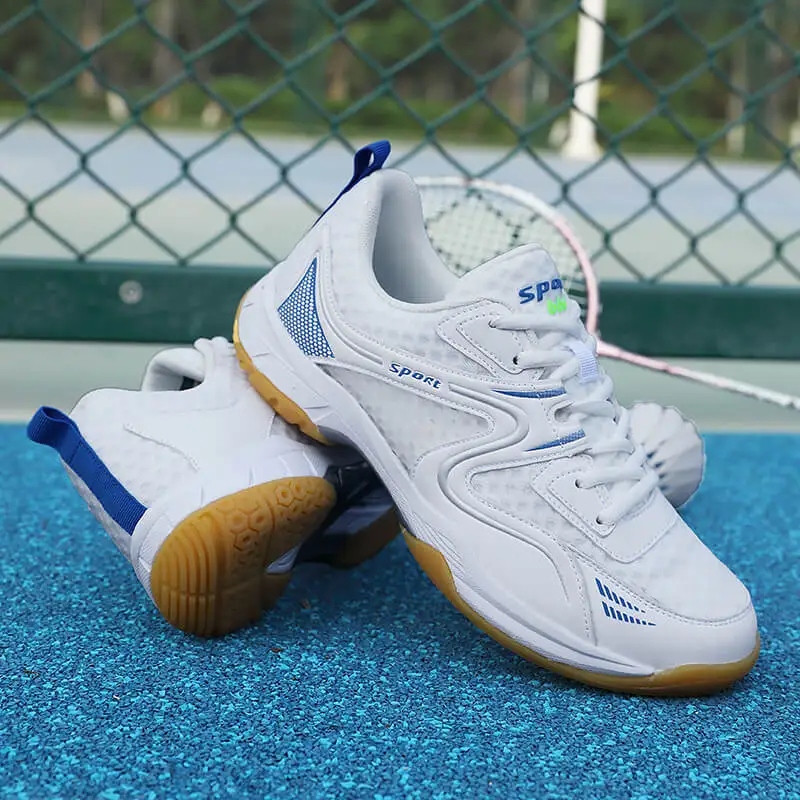 New badminton shoes spring and autumn men's and women's breathable tennis shoes student competition table tennis shoes