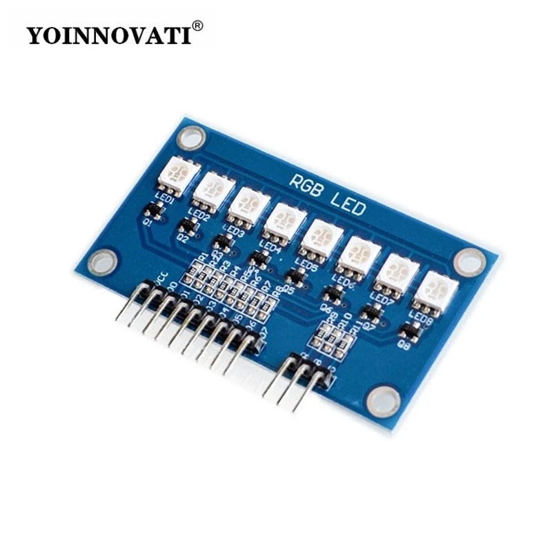 5050 RGB LED Water Flow Light Module - Full Color Running Water Lamp for Arduino, Microcontroller Projects