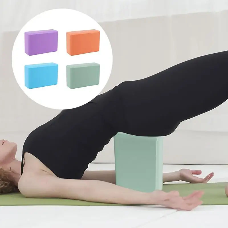 High Density Yoga Blocks Anti-Slip EVA Yoga Brick Foam Blocks Supportive Lightweight Eco Friendly Foam Fitness Yoga Accessories
