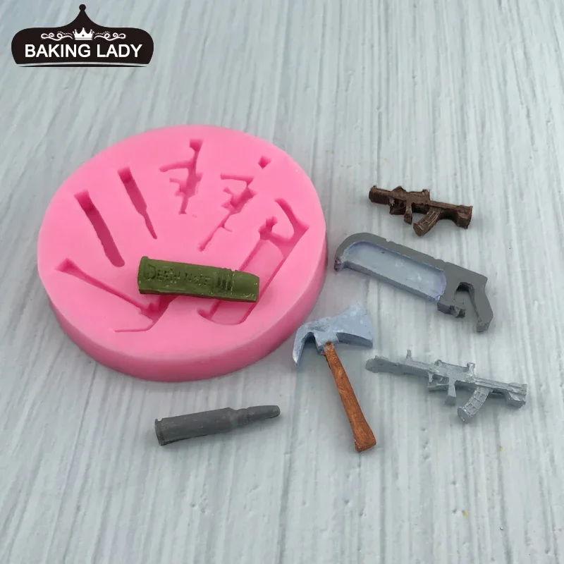 Saw Axe Gun Bullet … - image