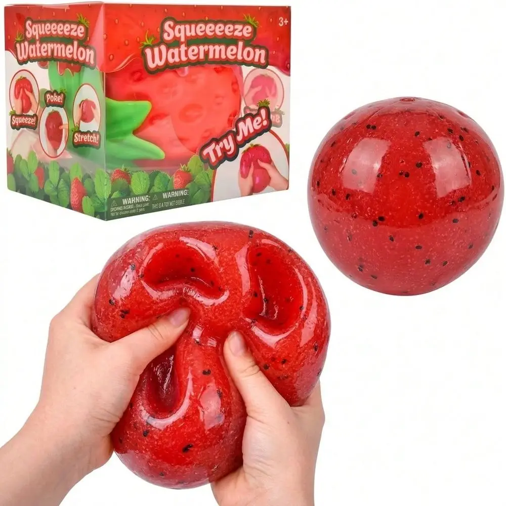 

Watermelon Slush Shaped Soft Fidget Toy, Stress Relief Toy For Adults And Teenagers, Slush Soft Fidget Toy, Realistic Food Soft