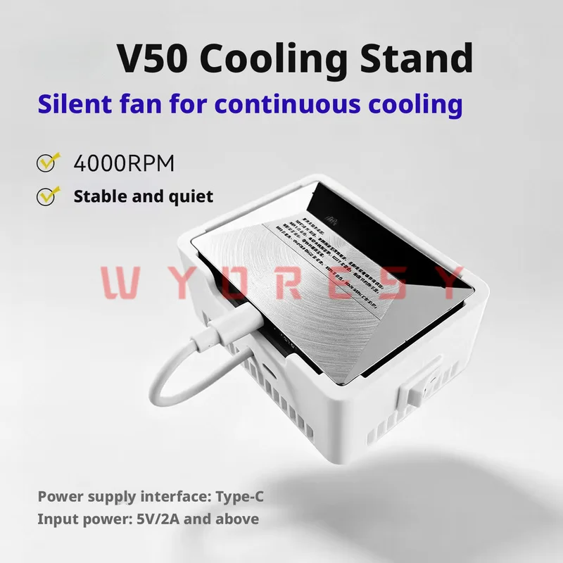 for ZTE F50 and CUDY TR3000 Dual Fan Cooling Base Bracket Kit Adjustable Tilt Holder With Double Fan Heat Dissipation