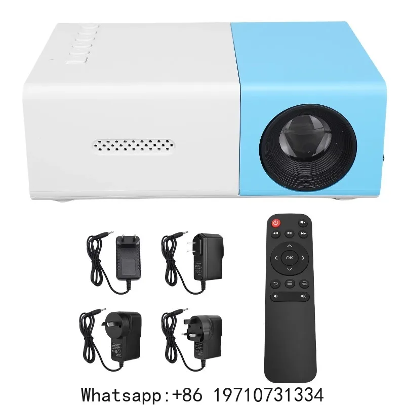 1080P Projector Adjustable Home Theater Projector Outdoor LED Movie Projector for IOS for Android Phone USB TV Stick Laptop PC