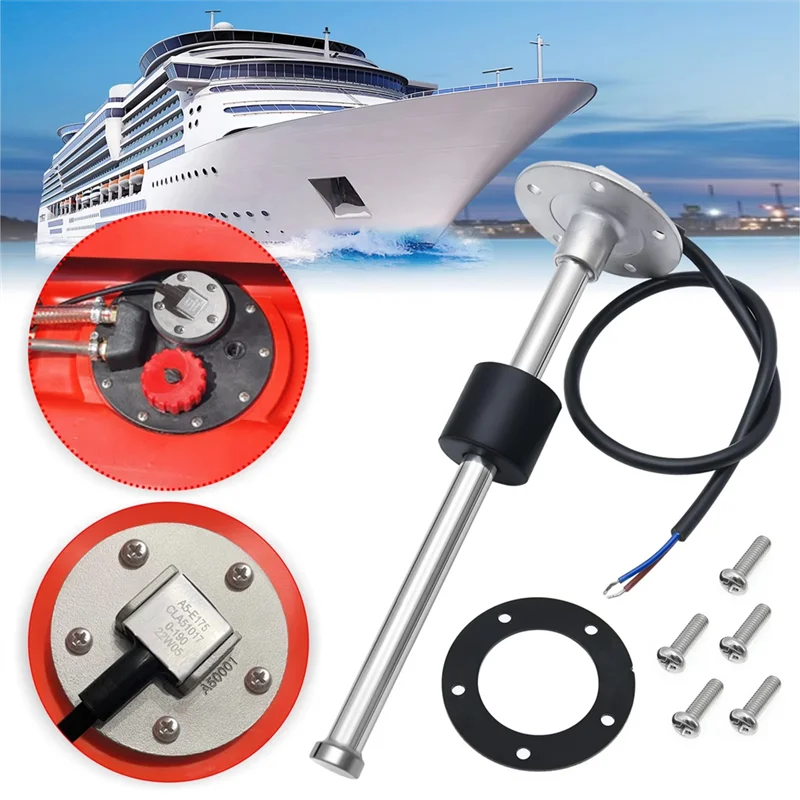 

BYBS-Water Level A5 Sensor 0-190 Ohms Fuel Level Sensor For Auto Car Boat Water Tank Level Indicato Fuel Level Gauge 150Mm