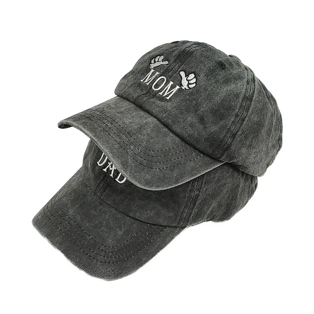 

Retro Visors DAD MOM Baseball Hats Adjustable Hip-hop Washed Distressed Faded Cap Sunscreen Hats Man Women Outdoor Sports