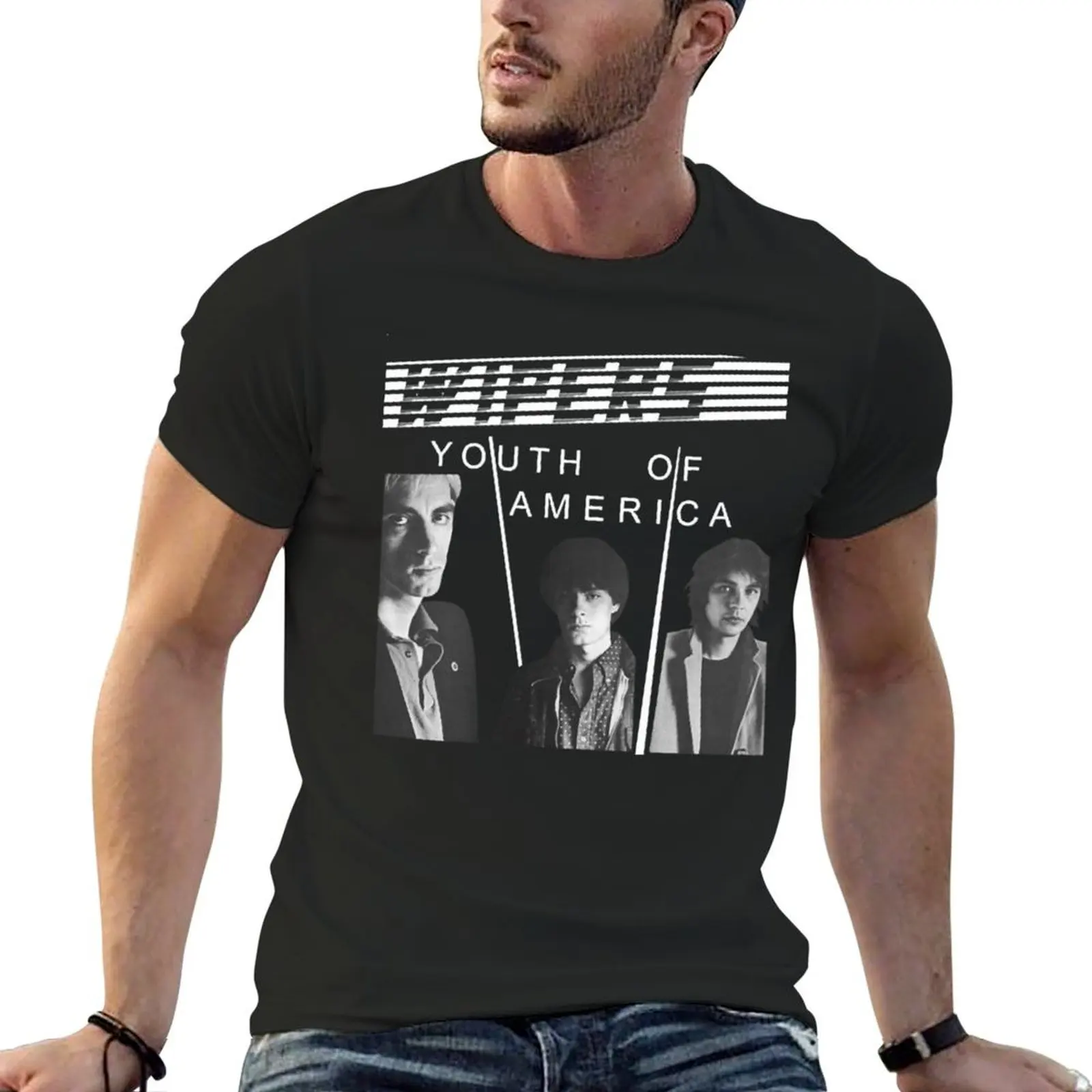 Wipers youth of america T-Shirt customs design your own sweat shirts graphic tee men